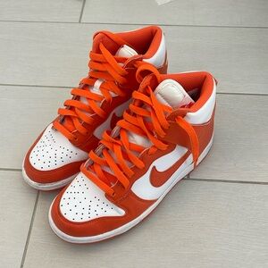 Orange Nike Jordans